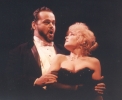 Rebecca Spencer as Lisa Carew with Bill Nolte in Jekyll and Hyde at the Alley Theatre