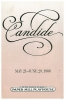 The program for CANDIDE at the Paper Mill Playhouse, NJ