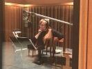 Rebecca recording in Studio A at Capitol Recording Studios, Hollywood