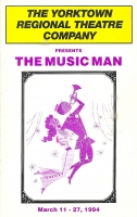 Program for Yorktown Regional Theatre - The Music Man